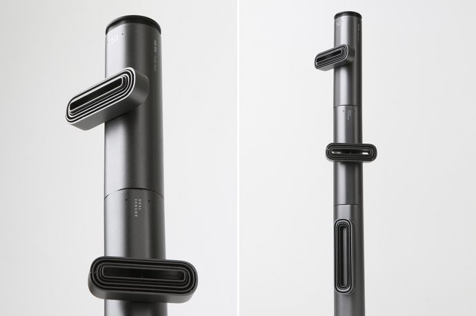 Say goodbye to towels with this innovative appliance that blows air and dries you after a shower!