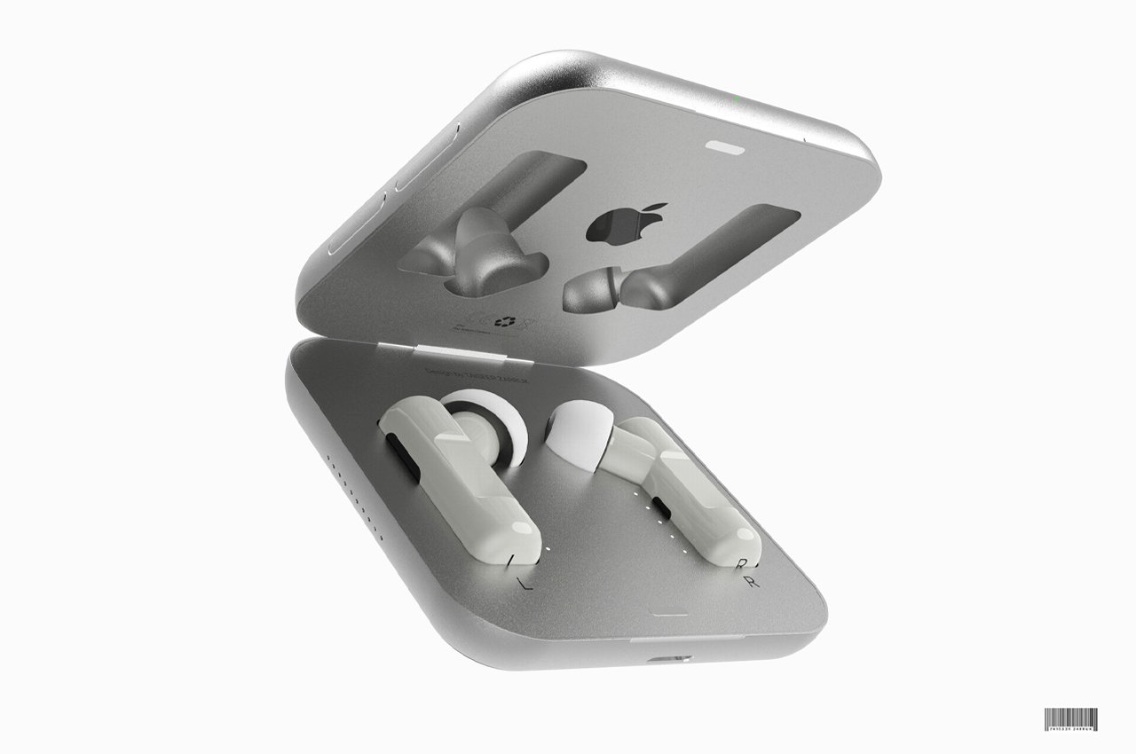 This mini concept shrinks the classic earbuds down to the size of a bean! - Yanko Design