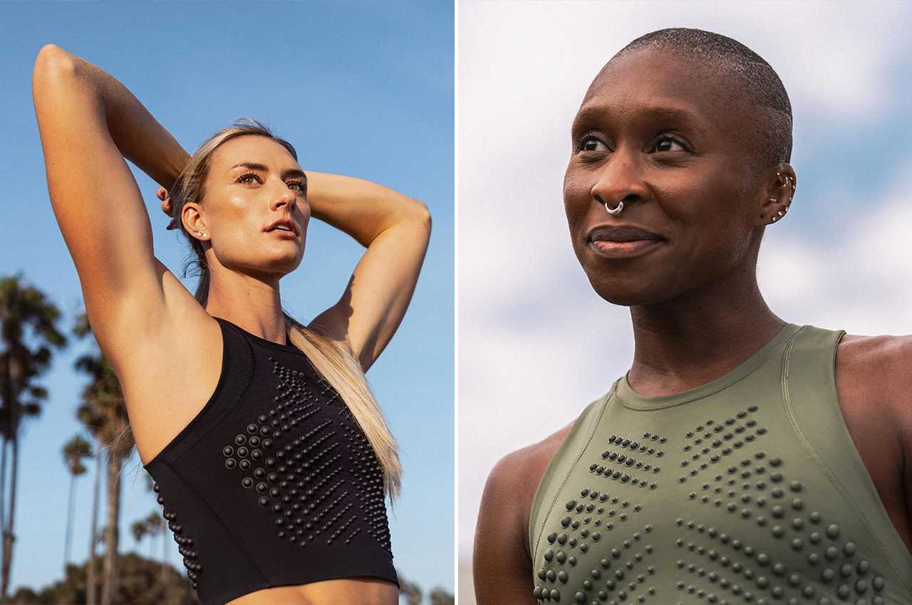 This futuristic sportswear collection with strategically