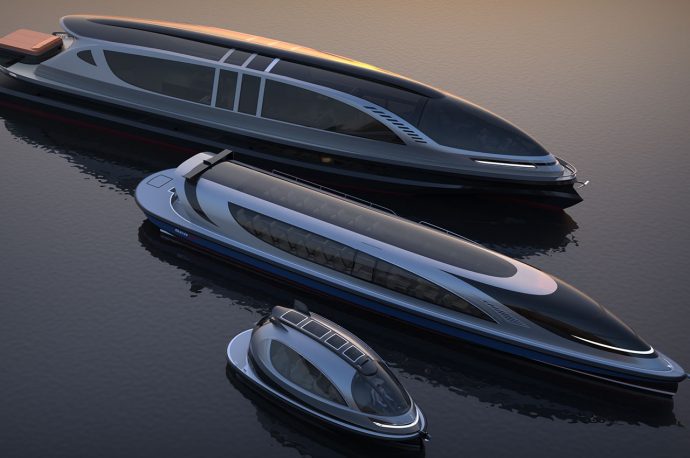 This hyper yacht is set to redefine transport with its unique joining feature, allowing you make one big vessel