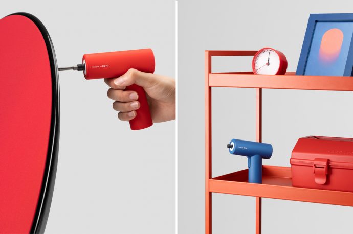 Using embedded magnets, this multi-use power tool comes stocked with 10 unique screw modules