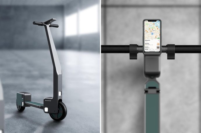 Foldable electric scooter with its clean, user-friendly design is the ultimate modern mobility solution