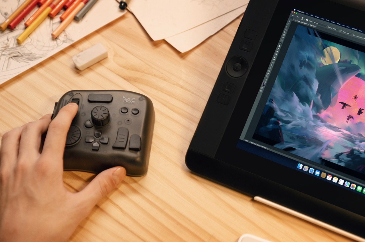 The TourBox Elite wireless controller will absolutely supercharge
