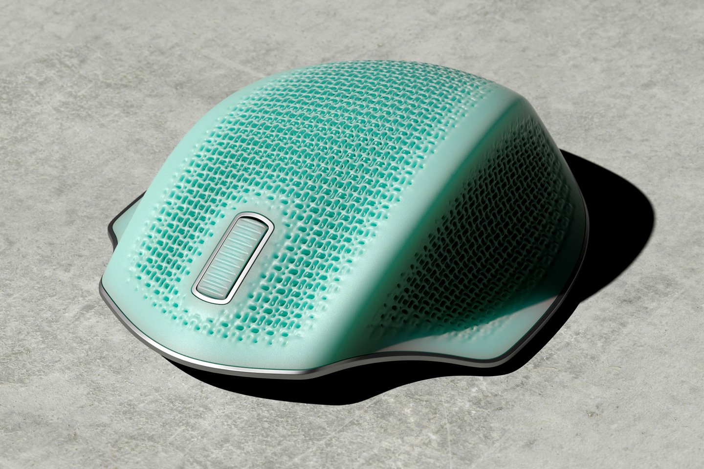 Inspired by Adidas, this wireless mouse is redefining ergonomics with its soft 3D printed mesh design