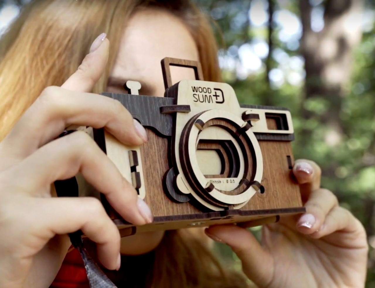 Woodsum DIY Retro Wooden Camera