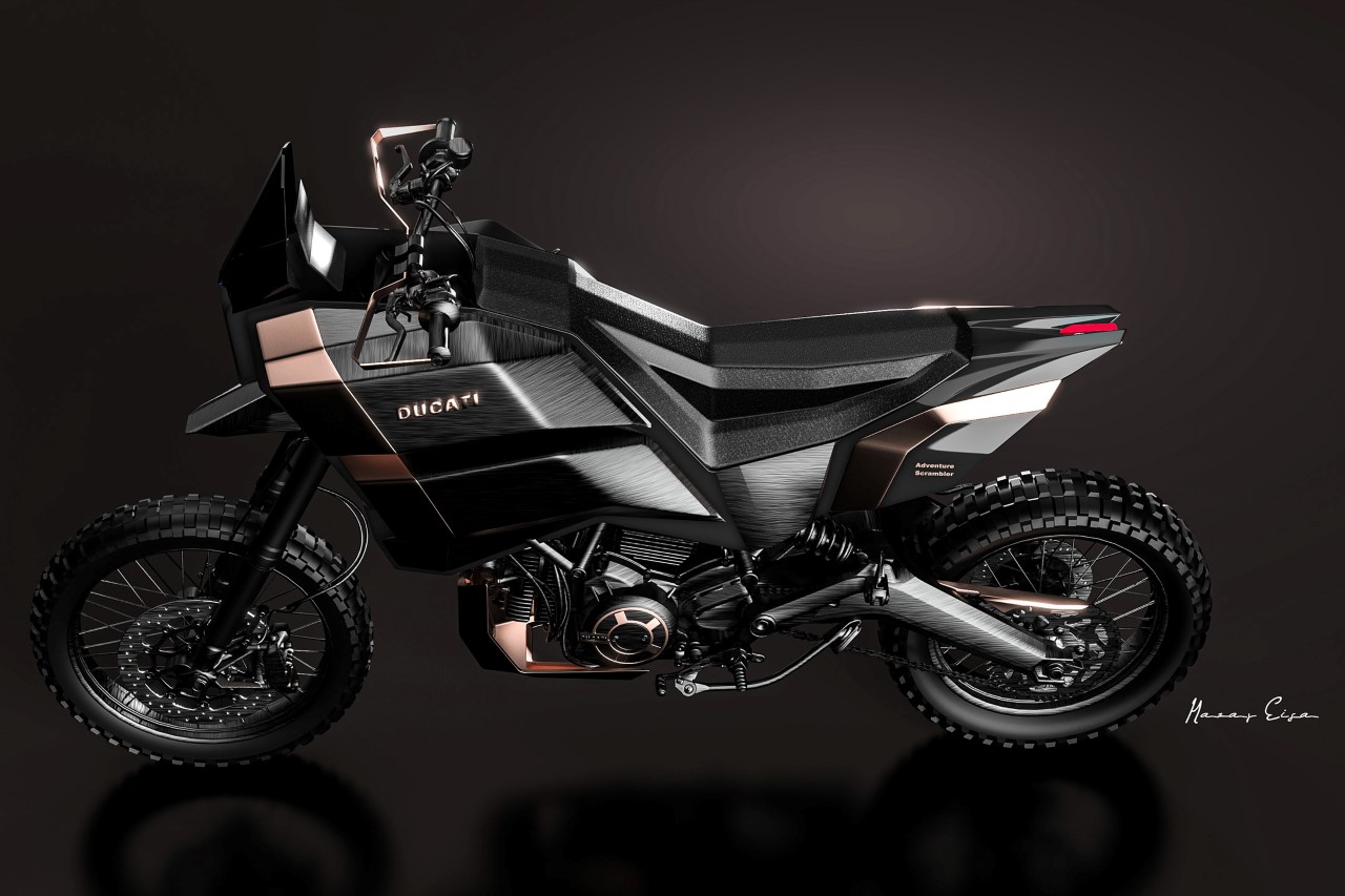 Ducati Adventure Scrambler Concept by Nazar Eisa