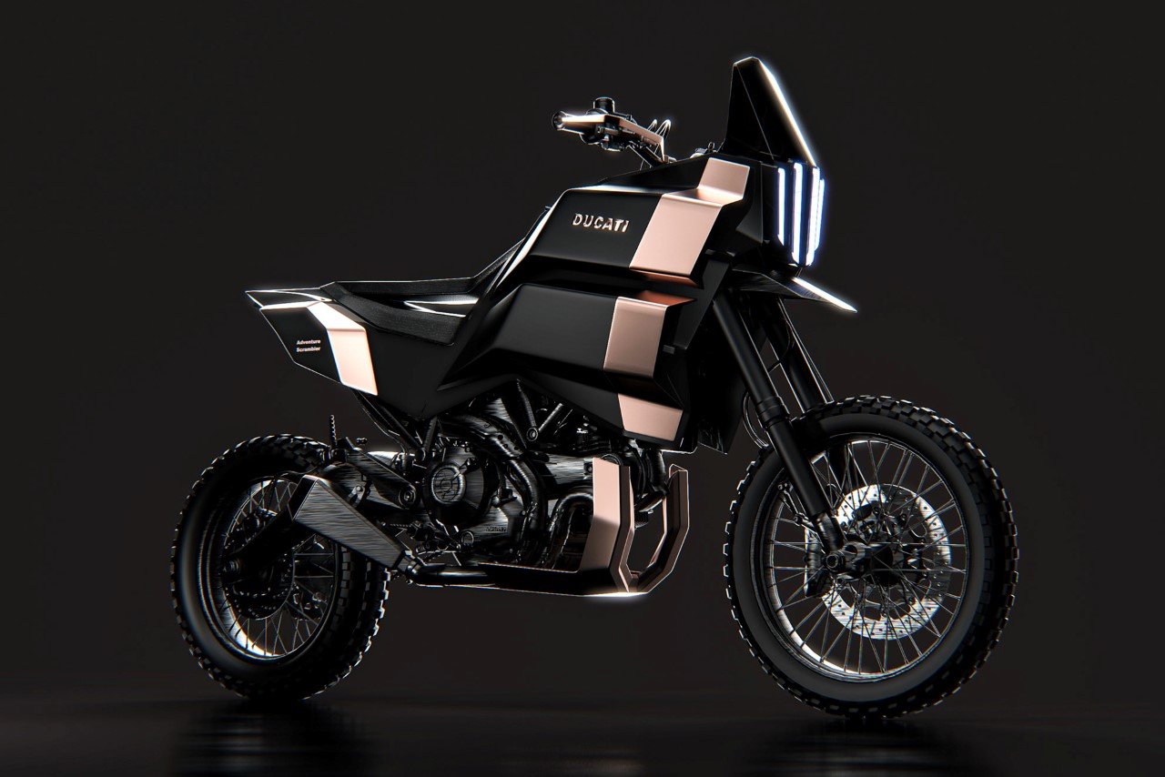 Ducati Adventure Scrambler Concept by Nazar Eisa