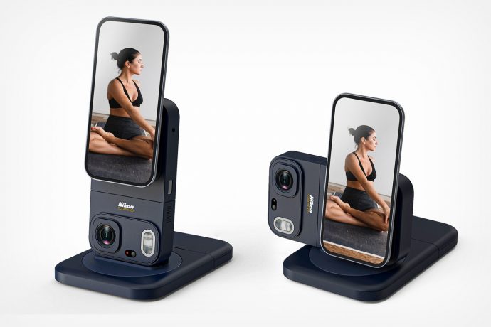 The Nikon Coolpix 100 just got reimagined as a modern teleconferencing device and it’s honestly quite impressive