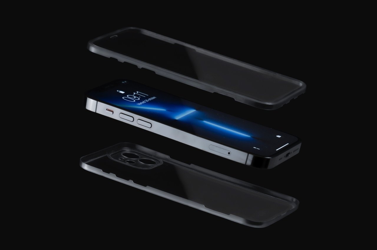 This 360° transparent smartphone cover offers a sleeker alternative to putting an ugly case on your iPhone