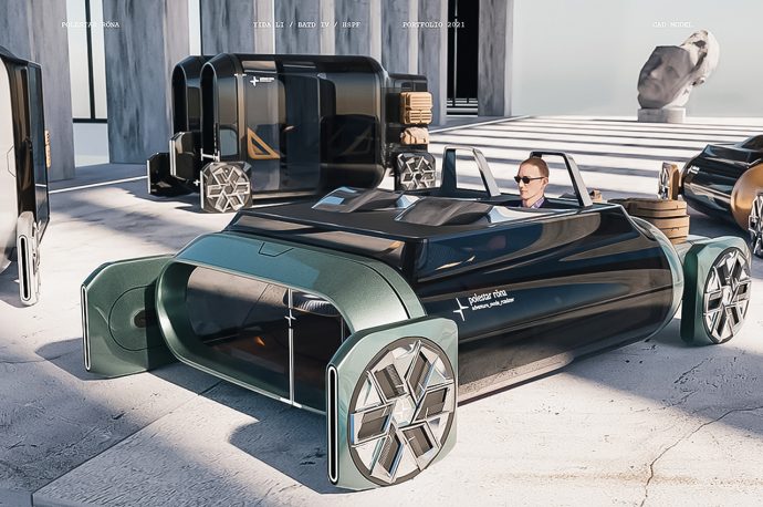 Polestar’s autonomous mobility design transforms between two modes for urban driving and the open road!