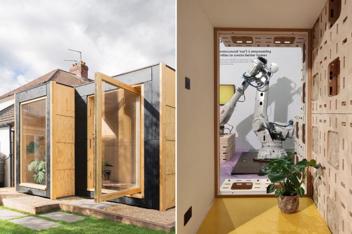 This modern homebuilding system relies on robotics and custom automation to build prefabricated dwellings!