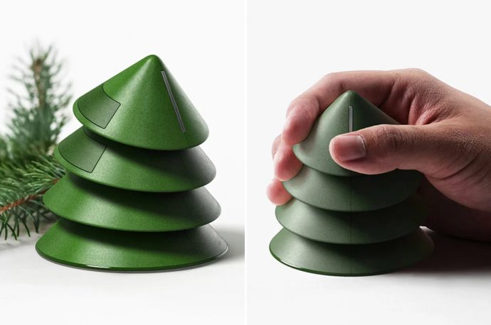 This pine cone-shaped ergonomic mouse is the perfect gift this Christmas!