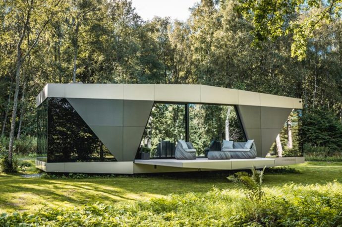 This smart home is a modern living solution designed with fully autonomous utilities to help you live anywhere!