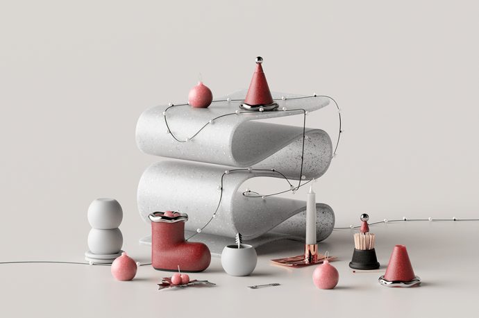 This collection of biodegradable Christmas decor was designed to combat the waste produced during the holidays!