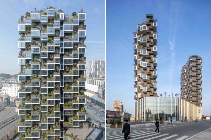 This sustainable forest complex absorbs CO2 and produces oxygen to mitigate the effects of urbanization!