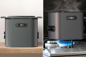 A stove-friendly oven that lets you bake at home and outdoors easily with its portable design