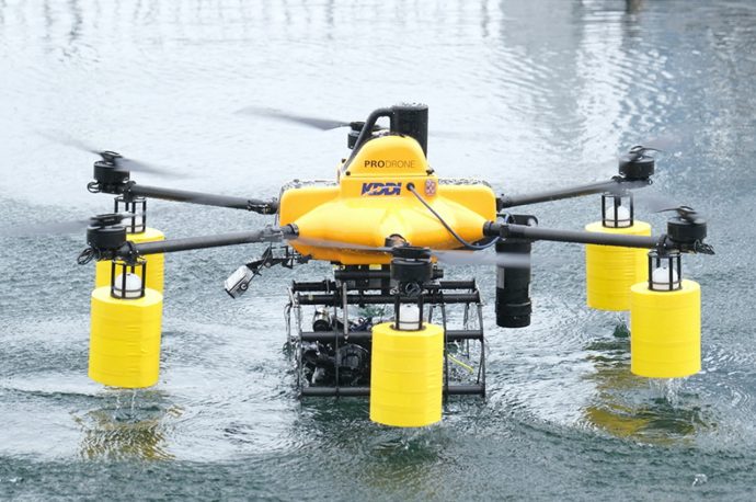 The world’s first Sea-Air Integrated Drone blazes a new path towards oceanic sustainability and carbon neutrality