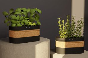 The smart flower system with climate control automatically helps grow plants sans human involvement