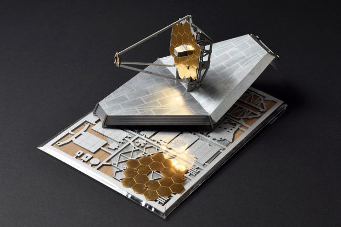 This miniature James Webb Space Telescope DIY model is a must-have for all space-nerds