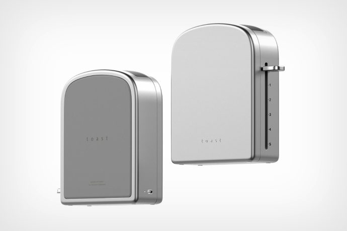 Minimal toaster shaped like a slice of bread shows that minimal design can be sensible and expressive