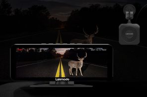 The Lanmodo Vast M1 dashcam’s state-of-the-art night vision lets you see as far as 984 feet in the dark