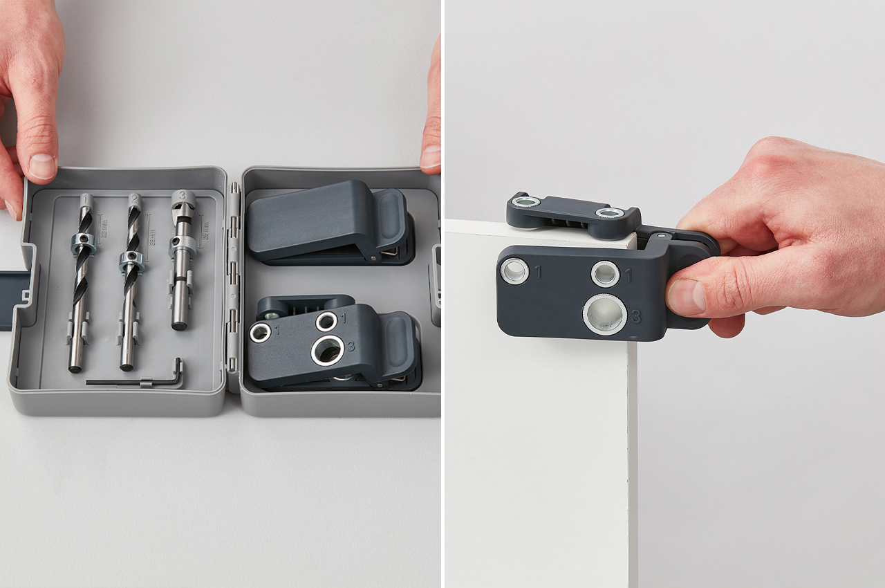 Give your DIY + IKEA furniture a longer life using tools that guides users to drill the perfect holes