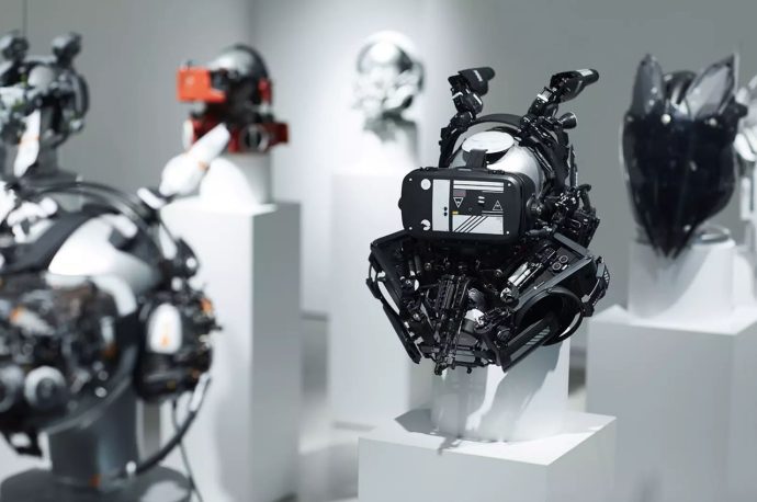 Japanese artist’s face masks and wearables give off futuristic, dystopian world vibes