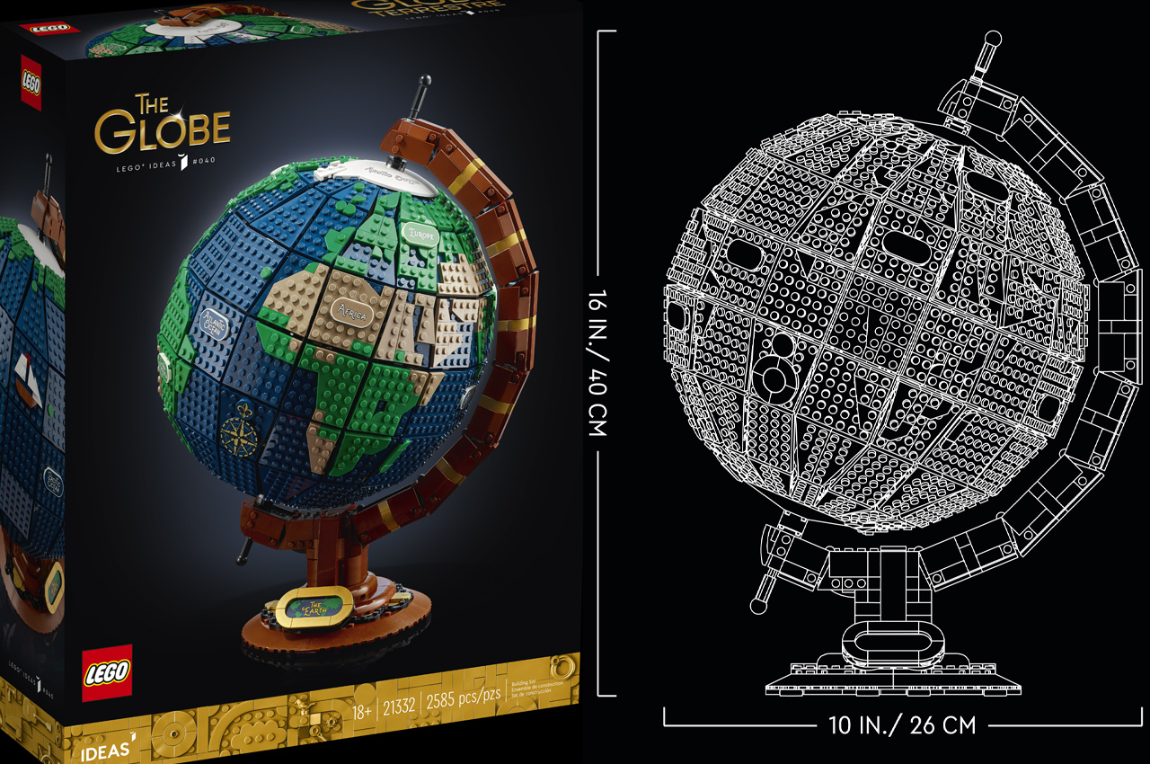 LEGO 21332 Ideas Globe Speed Build. Watch it spin! 