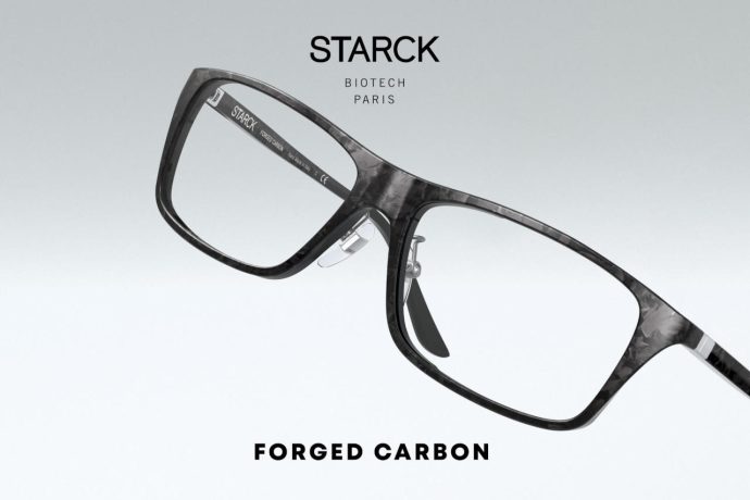 Philippe Starck biotech eyewear using forged carbon is inspired by nature in more ways than one