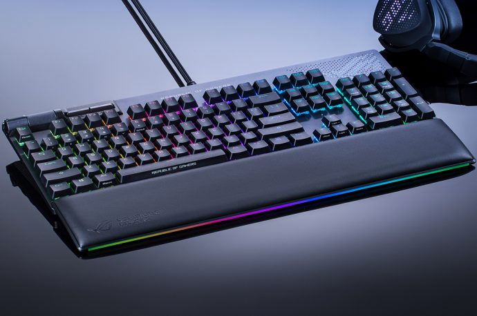 ROG Strix Flare II Animate brings a customizable tiny dot-matrix display to add some fun to your old keyboard!