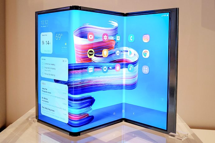 Samsung’s future vision is filled with screens that fold and bend