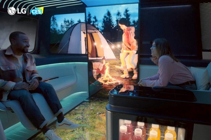 The LG Vision Omnipod concept wants to put the Metaverse inside your Car