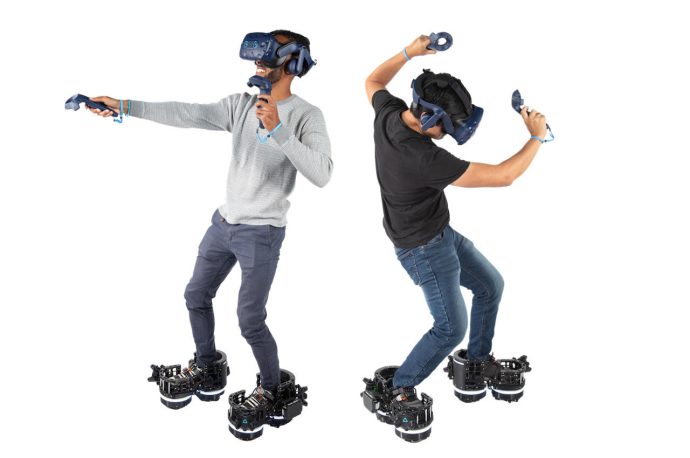 These cyberpunk boots will let you walk inside the metaverse without moving from the spot