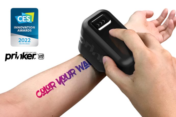 This handheld printer lets you put your best art on your arm temporarily