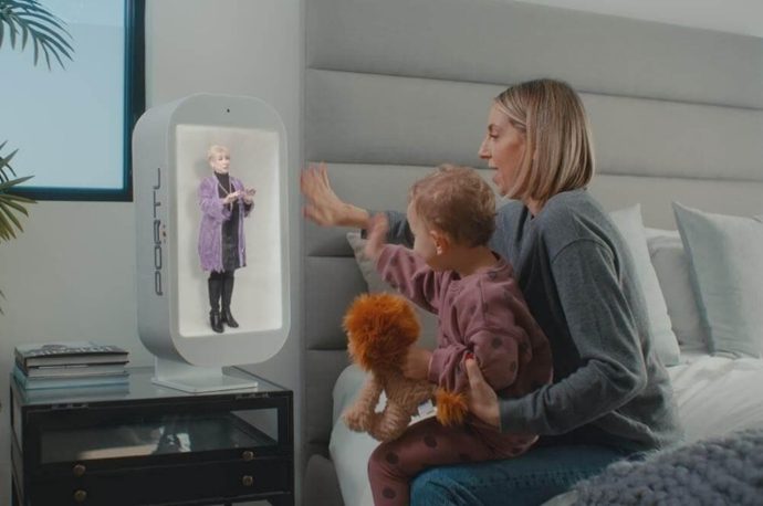 This holographic display could be how you do video calls in the Metaverse
