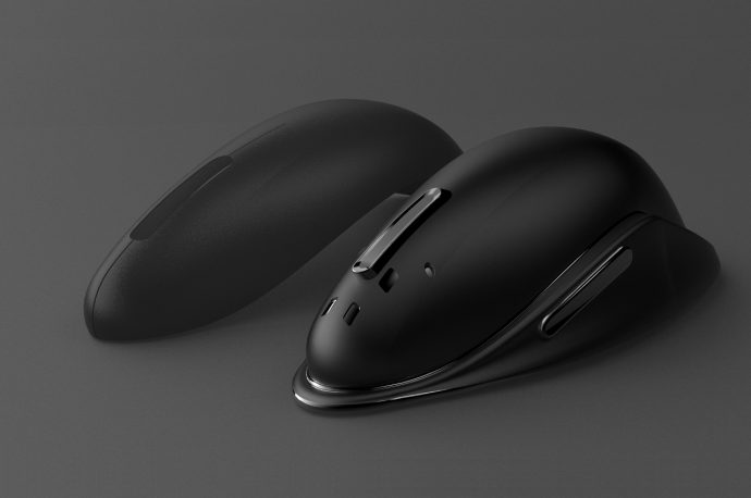 This killer whale-inspired mouse concept wants to kill the friction of work