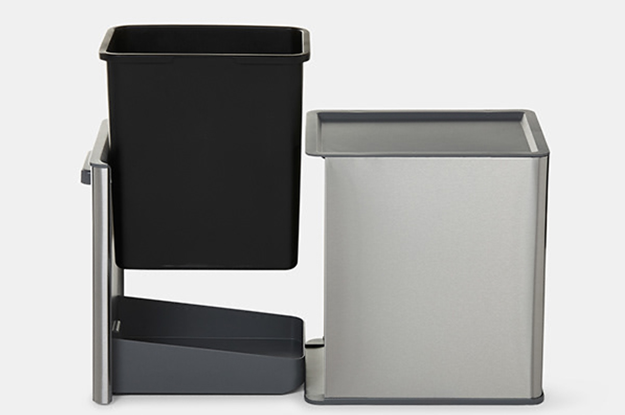 A modular kitchen bin design is the ultimate organization hack for sorting  and taking out your trash - Yanko Design