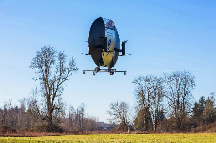 This single passenger flying saucer wants to take zero-emission electric vehicles to new heights