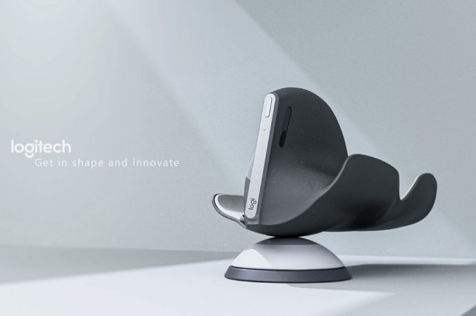 Logitech-inspired spaceship-like mouse concept is designed to save your wrist