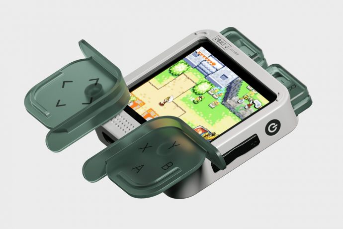 This tiny gaming console lets you relive all your nostalgic GameBoy titles in a modern compact design