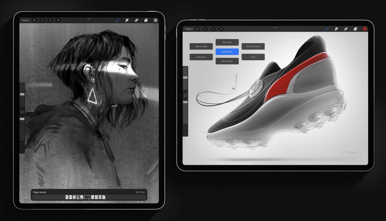 iPad Pro (2018) Free Sketch and PSD Mockup | DesignerMill