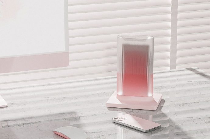 3-in-1 charger concept powers up and sanitizes your phone