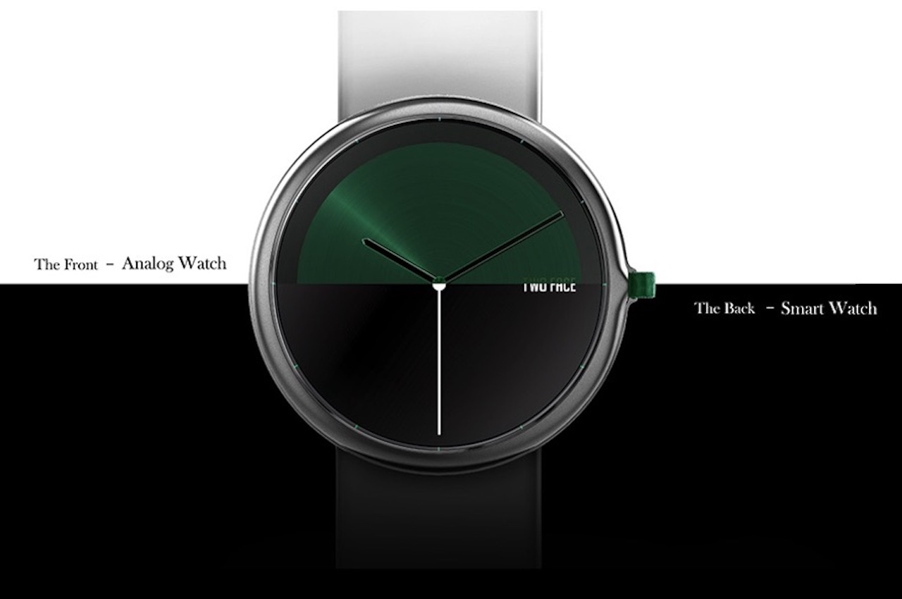 Two Face Analog Smart Watch Concept