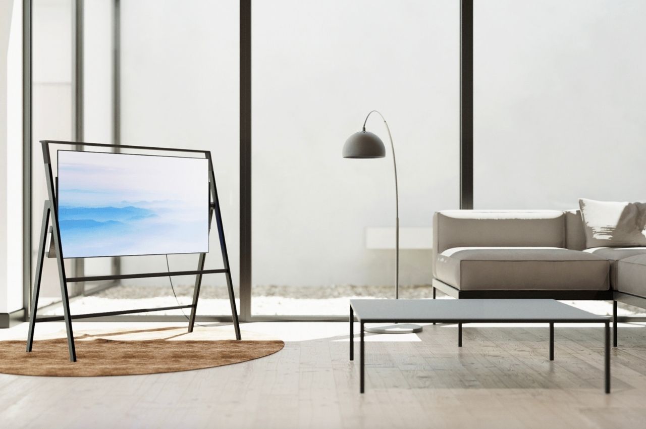 #A movable home display on an easel would look good around your house