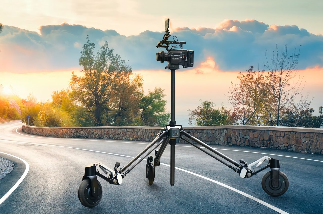 #This cinema dolly makes short work of uneven terrain to make your filmmaking dreams come true