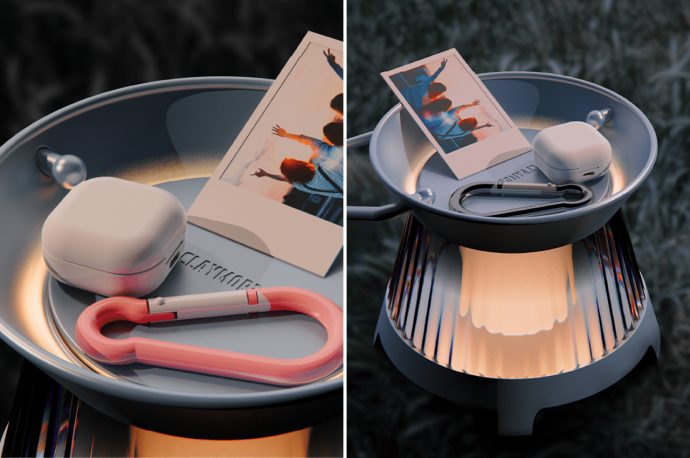 An integrated storage unit transforms this lantern into a treasure box to store your keepsakes