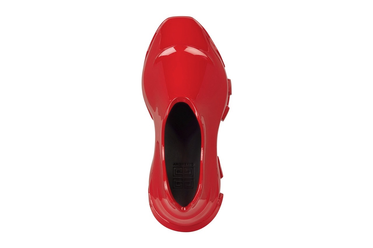 Glossy Valentines Red Givenchy Monumental Mallow Sneakers