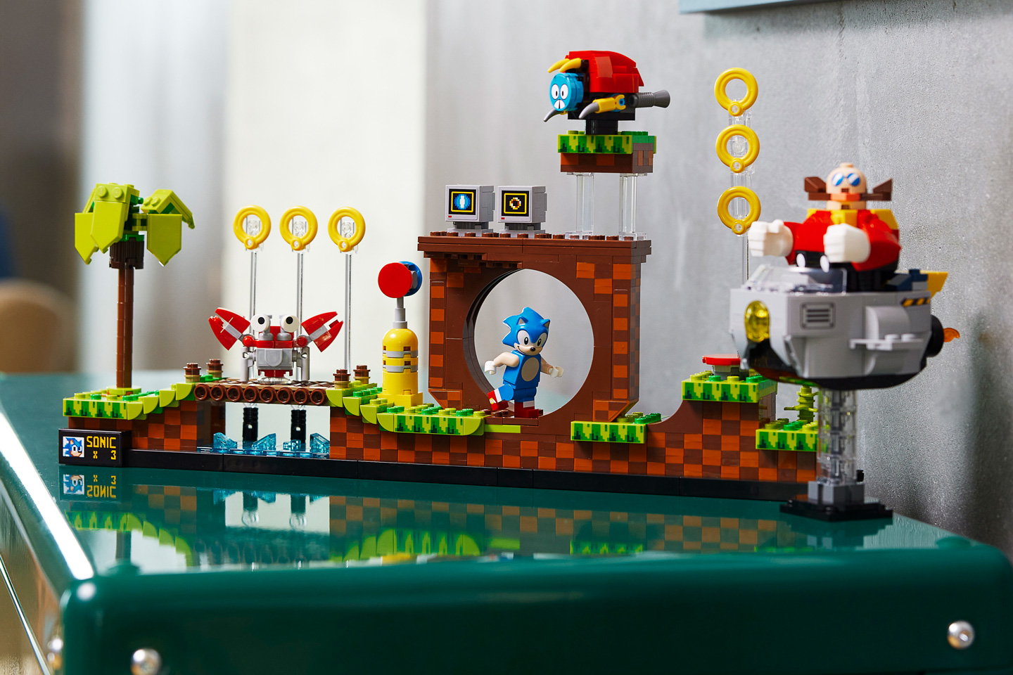 #LEGO Sonic The Hedgehog set comes with a highly detailed track and even the evil Dr. Eggman