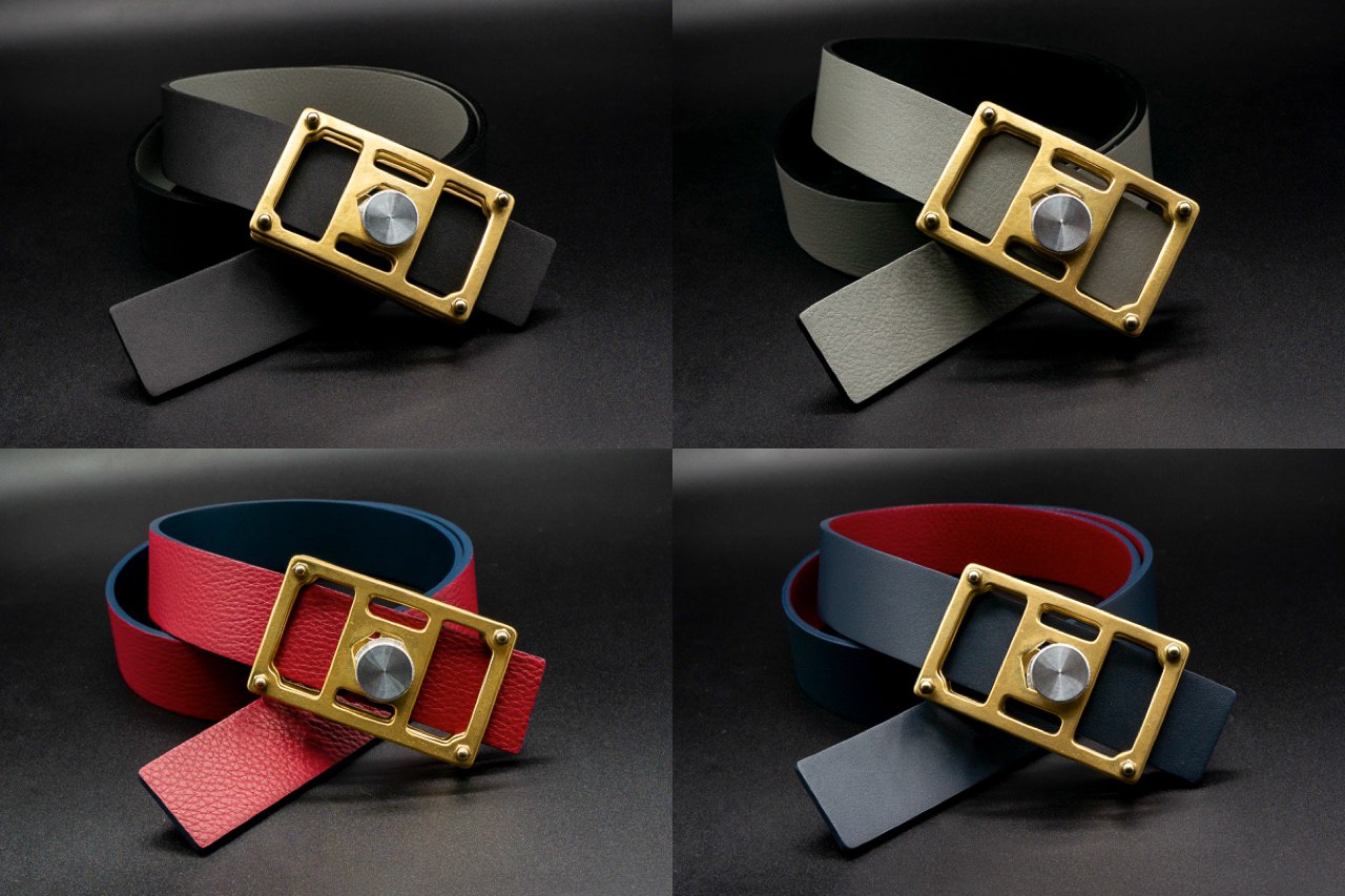 Creative hipster belt design uses a tiny industrial vice grip for a buckle  - Yanko Design