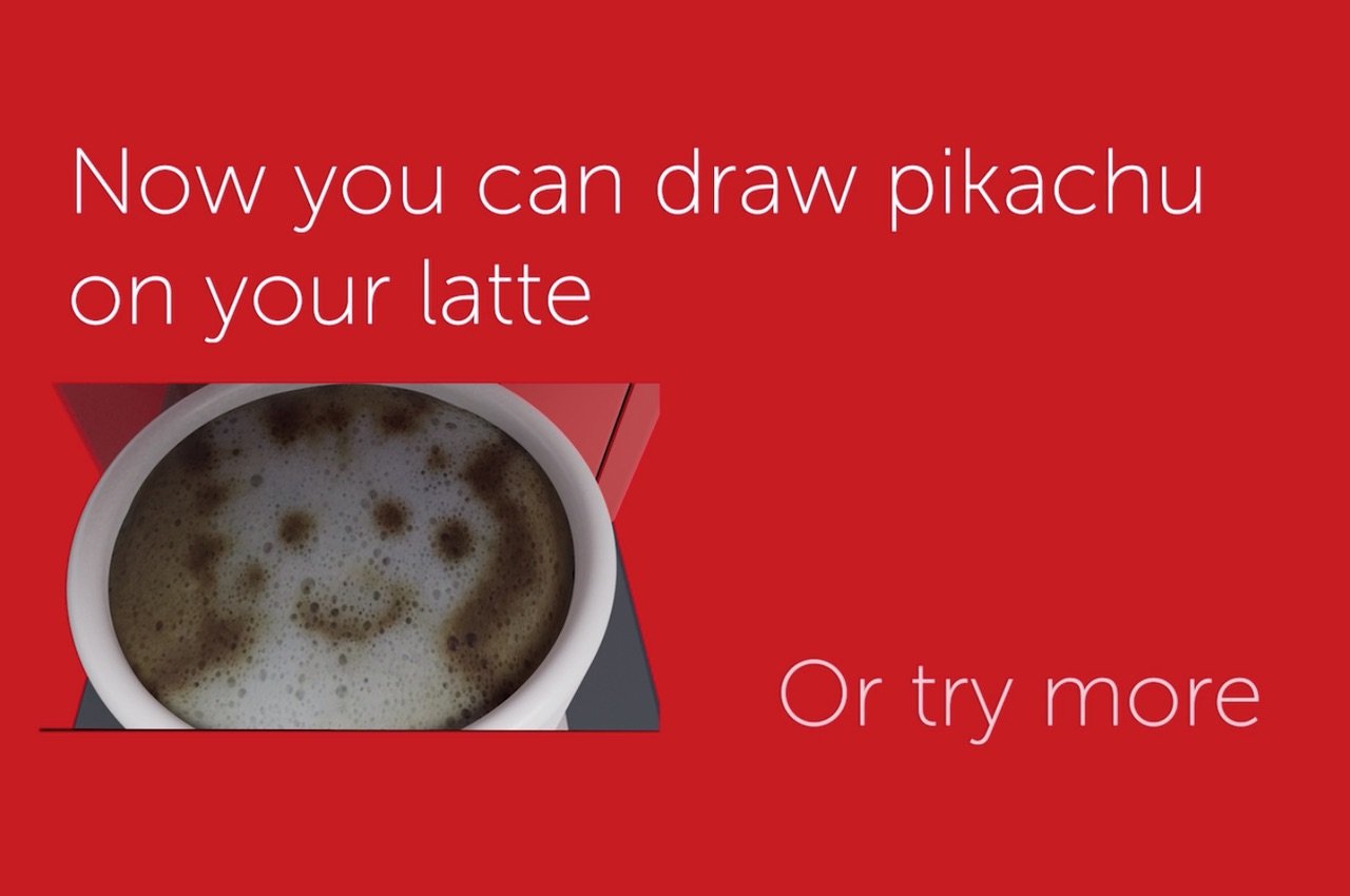 Nintendo FP Coffee Capsule Machine Latte Art
